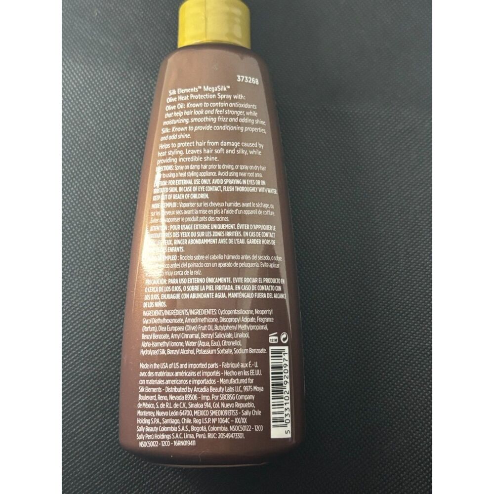 Silk Elements Megasilk Olive Heat Protection Spray - 8oz - Picture 3 of 4
